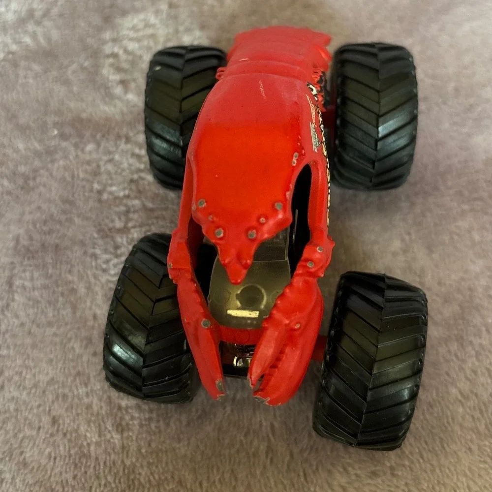 Hot Wheels Monster Jam Crushstation Lobster Monster Truck Red Diecast Toy